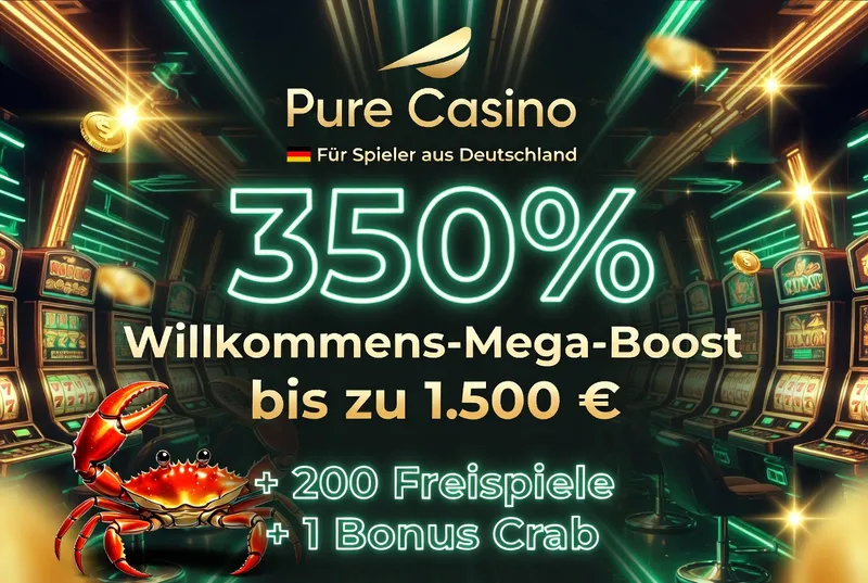 350% Willkommens-Mega-Boost